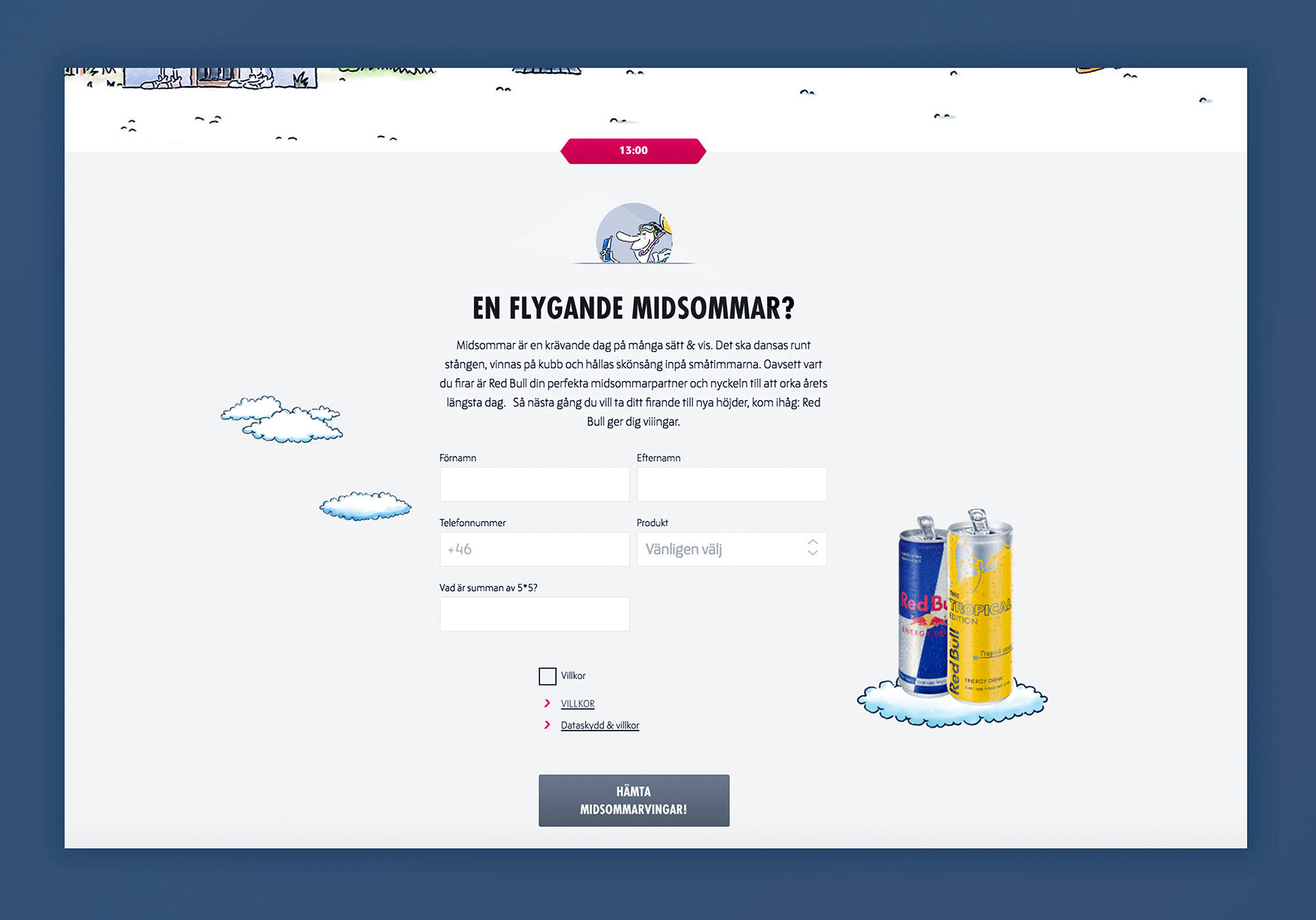 Red Bull MyWings Sampling Form 4