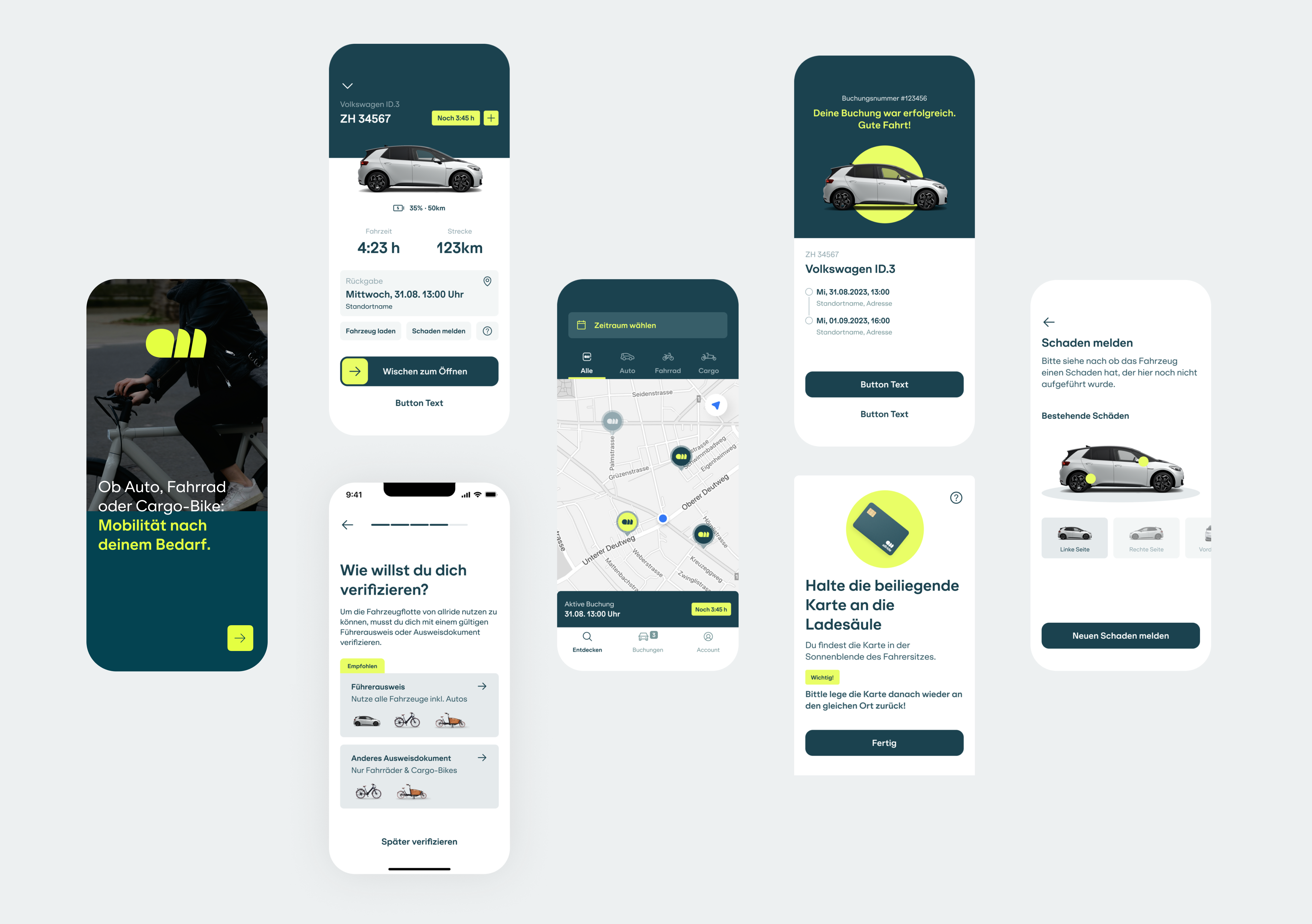 Completing Screens Allride
