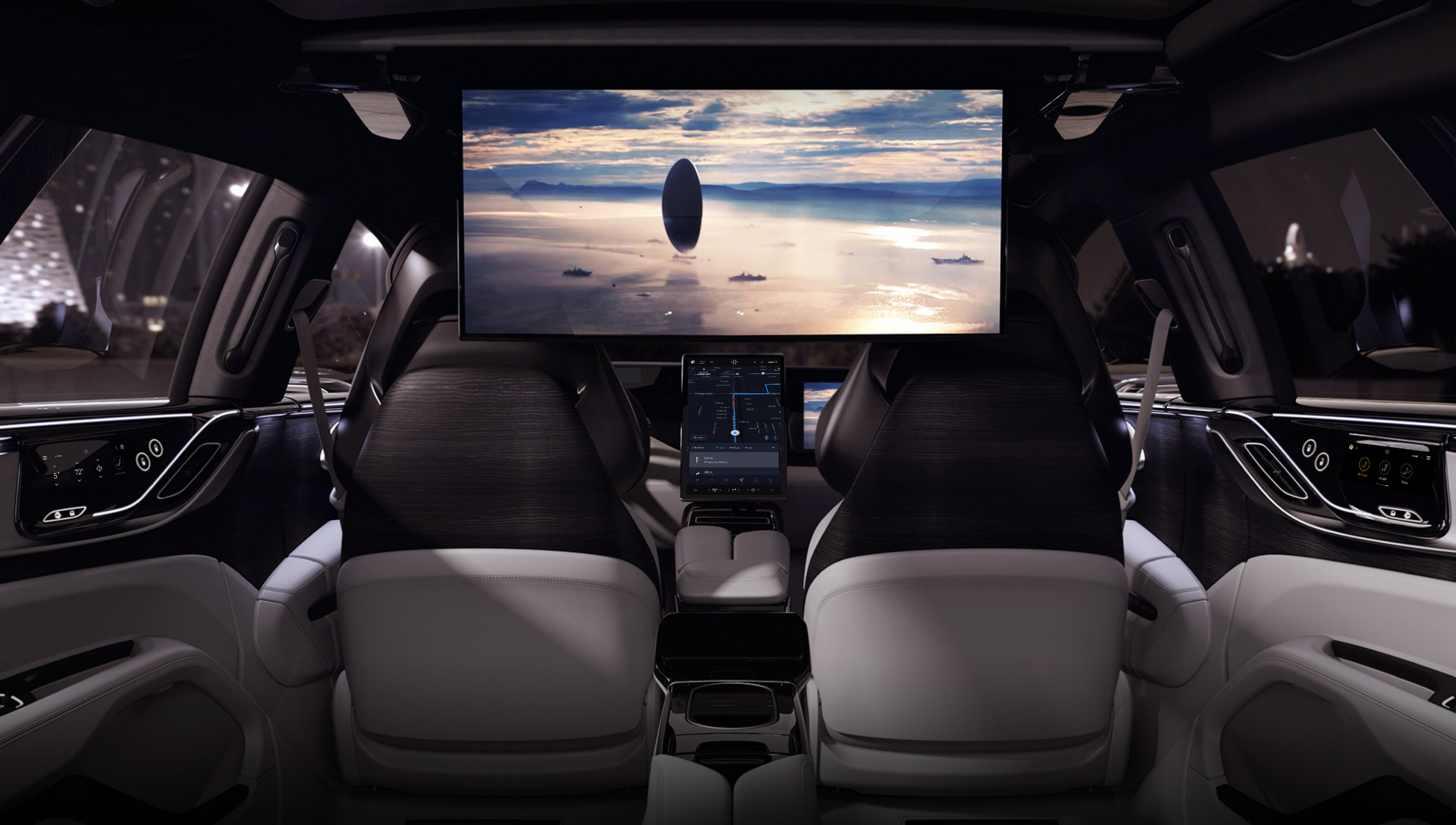 Faraday Future - Backseat Entertainment