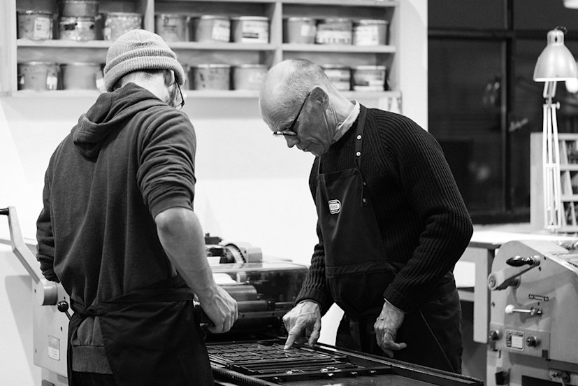 Letterpress Workshop Jan and Erik
