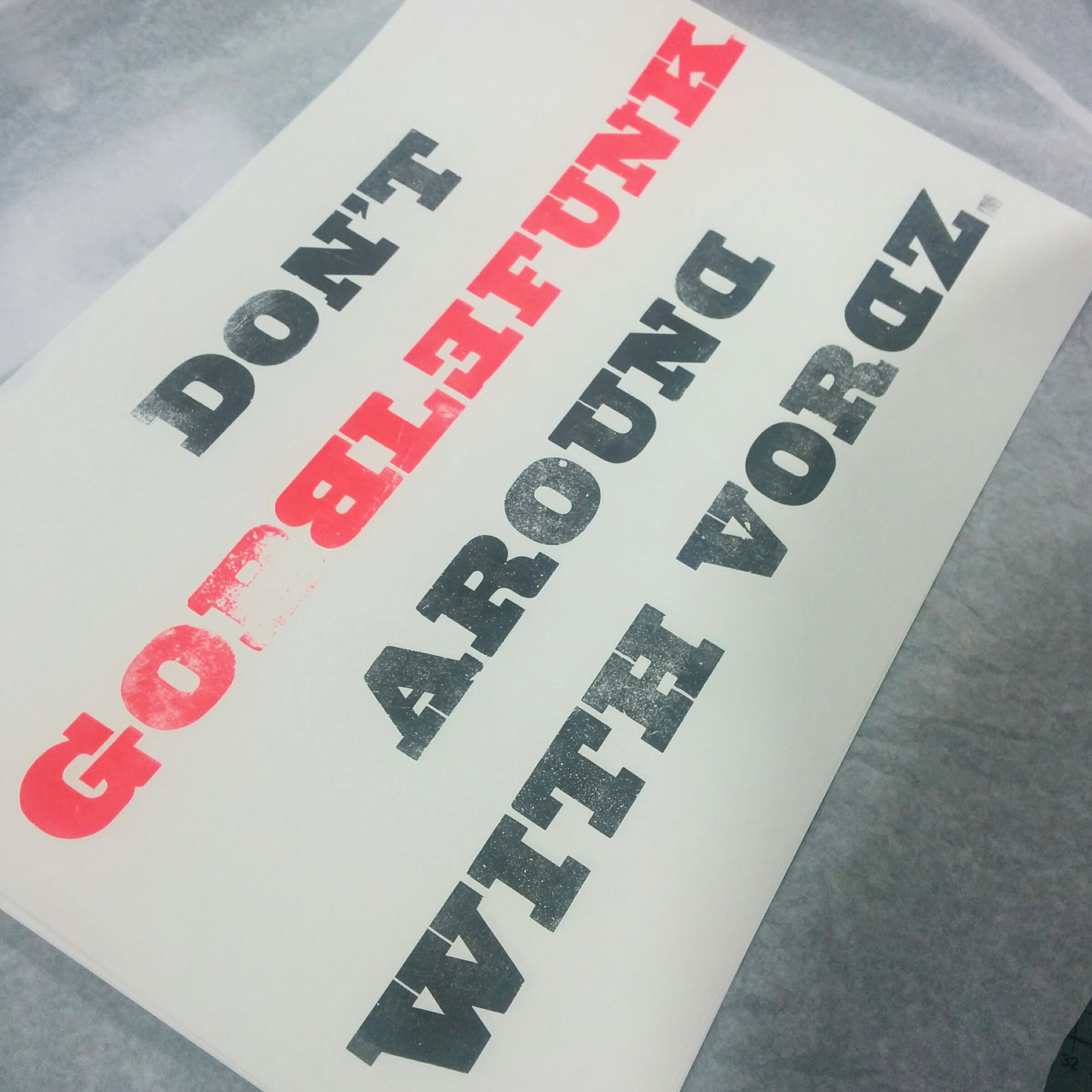 Letterpress Workshop Disha