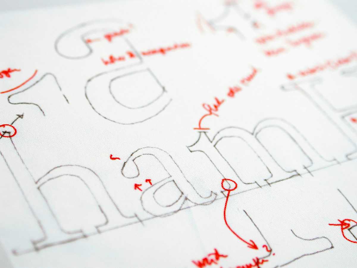 Deutsche Bahn sketch typeface