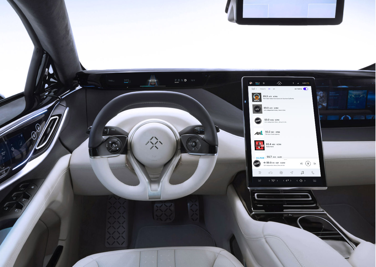 Faraday Future - Dashboard View