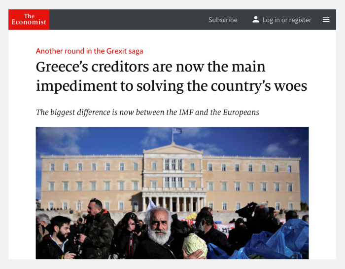 Economist Article 