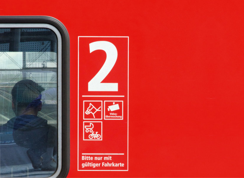 Deutsche Bahn Typography Pictograms Train