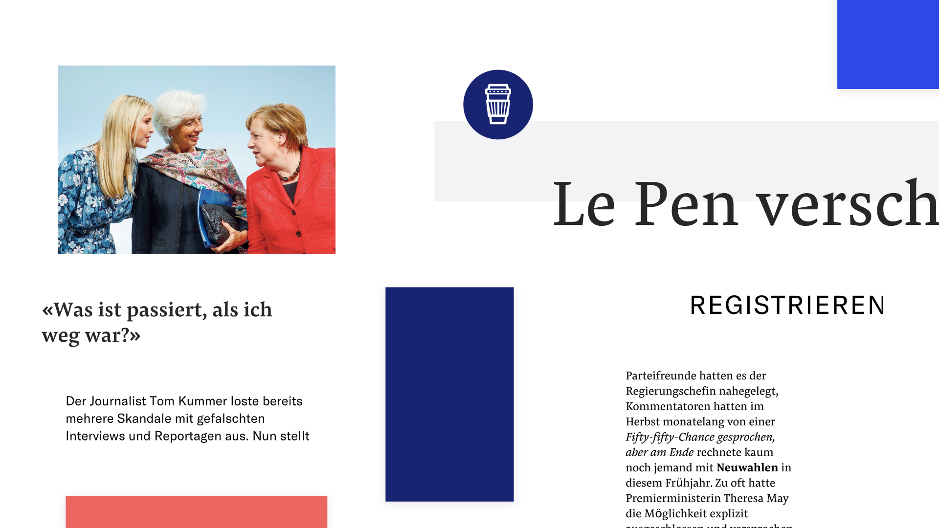 NZZ Design Language Header