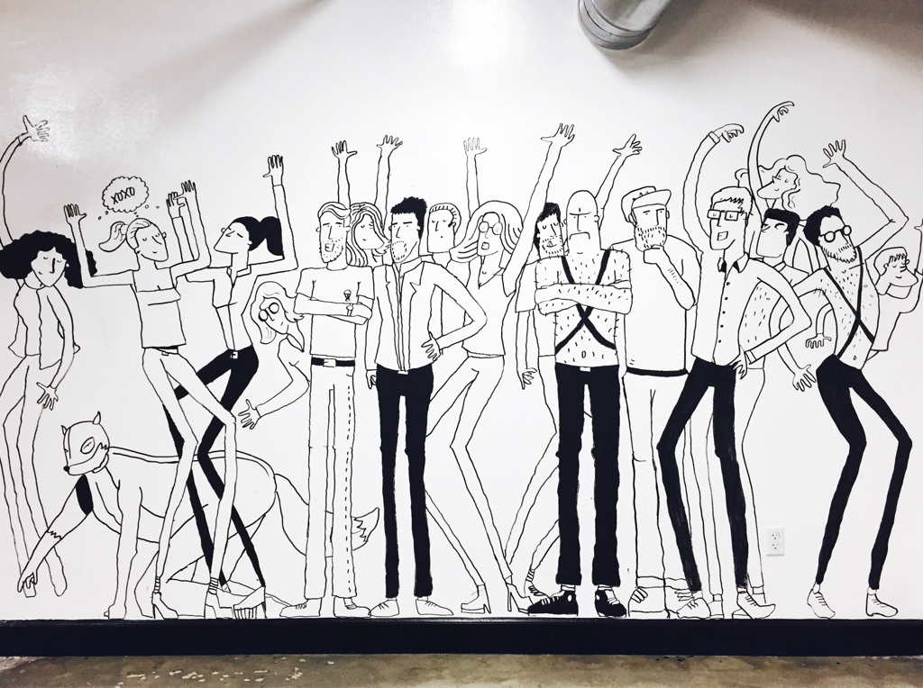 ESPI LA office mood wall