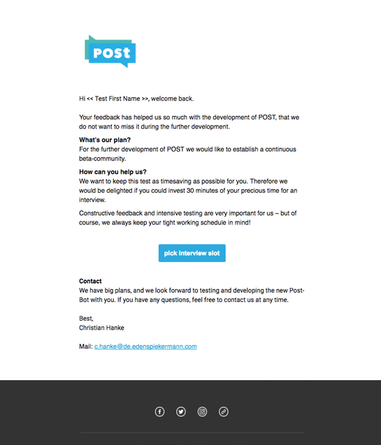 ESPI Post Activation Newsletter